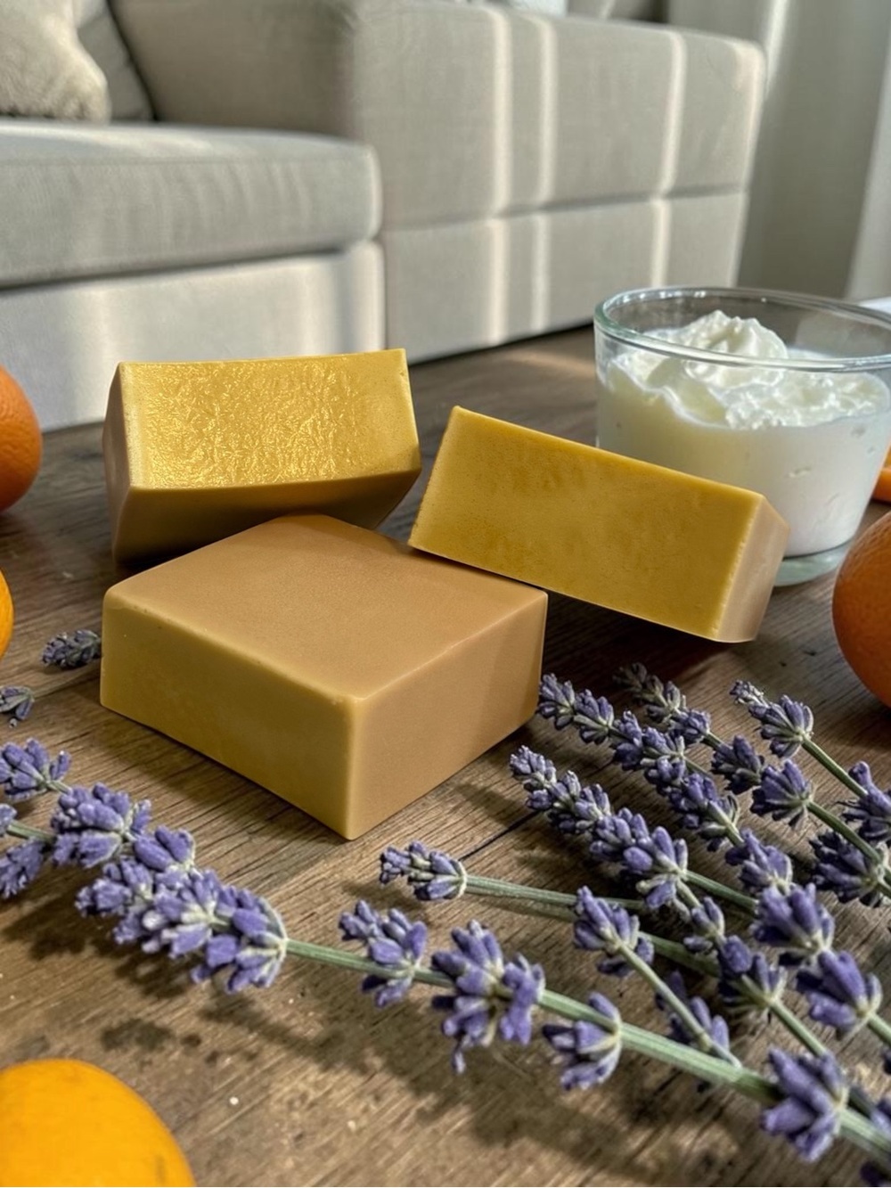 Oatmeal Shea Butter Blend Soap Moon milk Glow Orchid & Vine Luxurious Soap